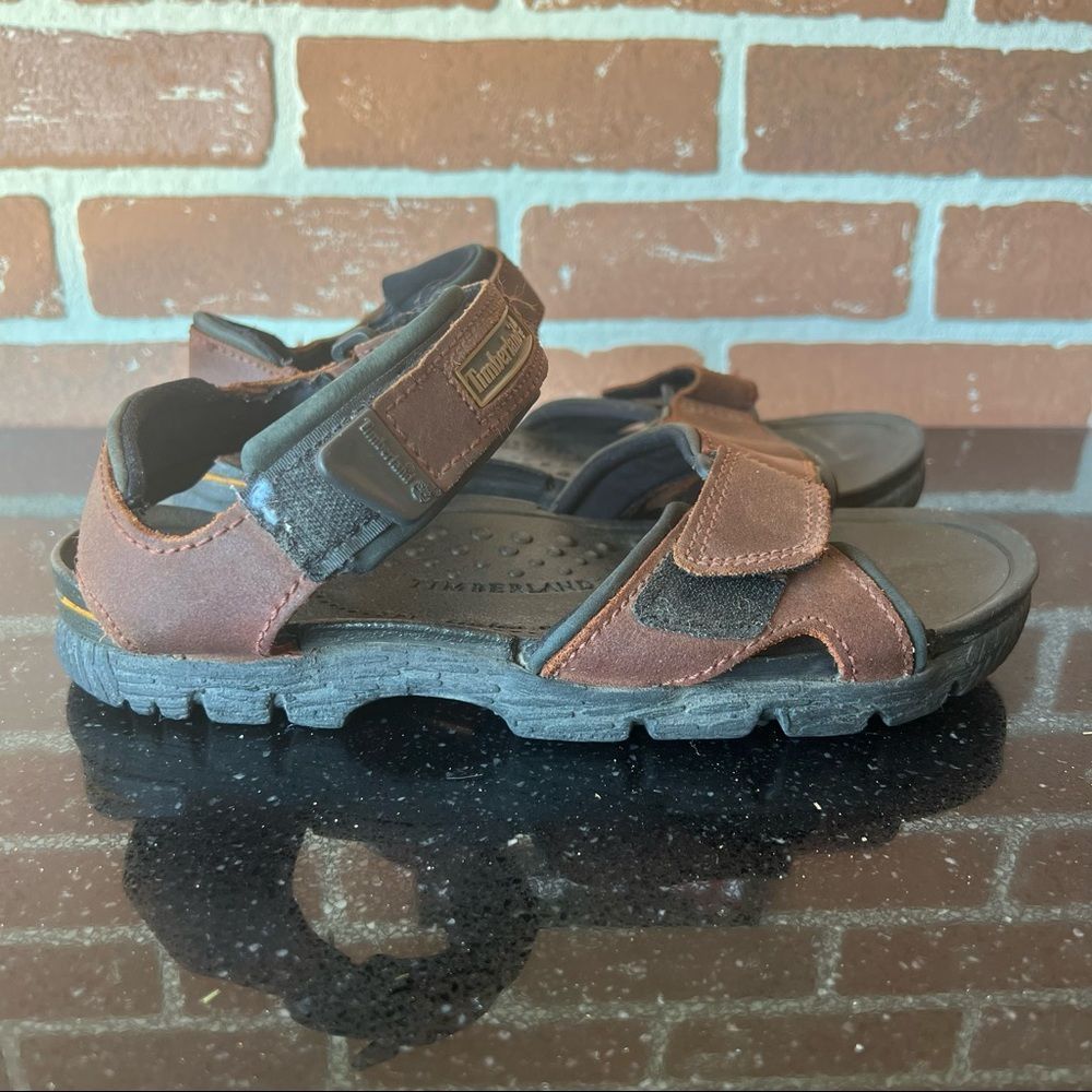 Timberland Strap Sandals Mens Size 7 Brown and Black